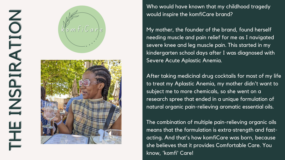 Who would have known that my childhood tragedy would inspire the brand!!