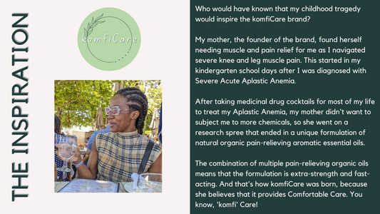 Who would have known that my childhood tragedy would inspire the brand!!